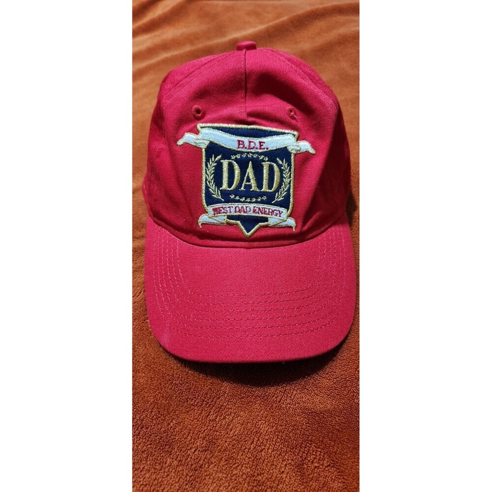 Goodfellow Hat For Men Red Color Best DAD Energy logo